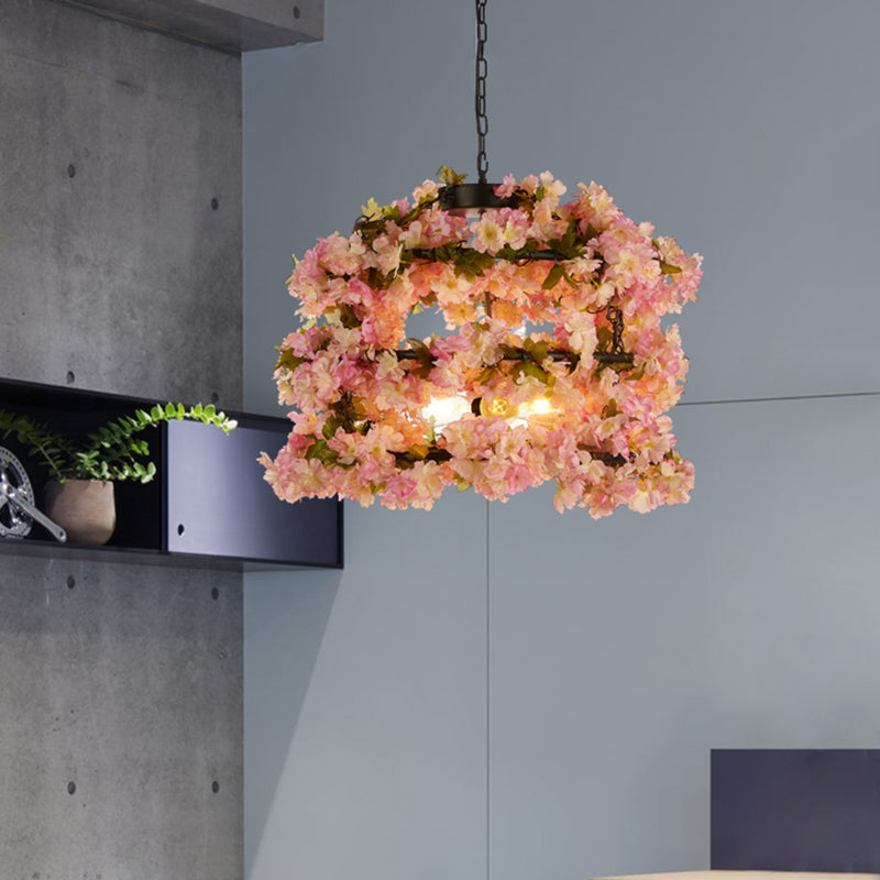 Céleste Cylinder Cage Pendant Chandelier Light