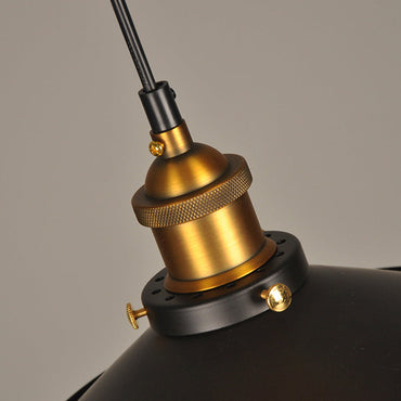 Élodie Pendelleuchte Schwarz Industrielle Lagerhauslampe