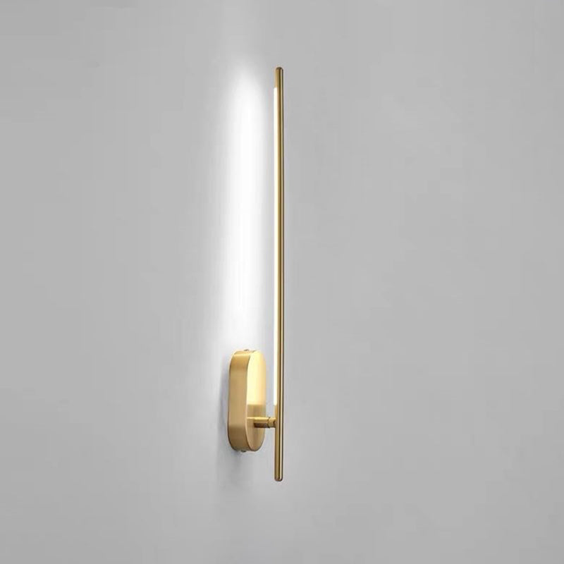 Wandleuchte Camille aus Metall, Schwarz und Messing