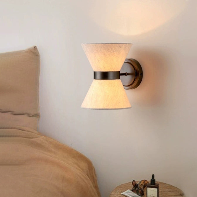 Camille Fabric Shade Wall Lamp
