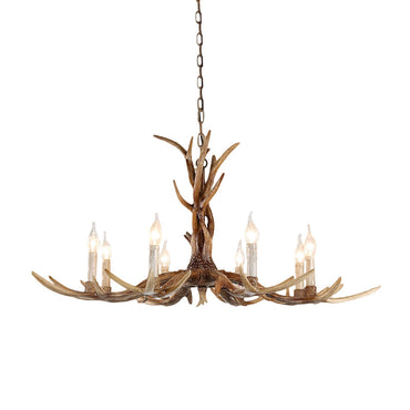 Élodie Antique Candelabra Resin Chandelier