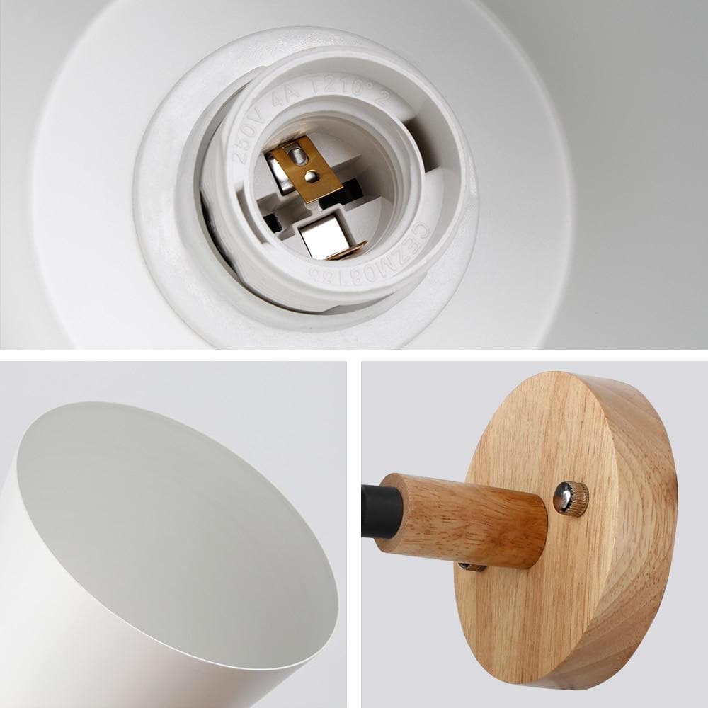 Camille Wandleuchte im Mid-Century-Stil mit Zugschalter