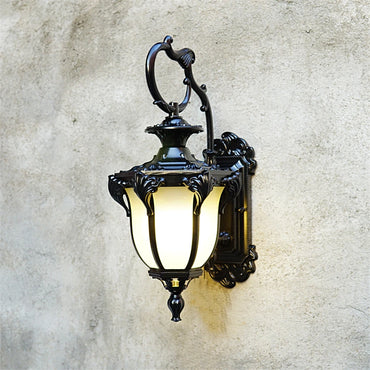 Vivienne Retro bronzefarbene Außenwandleuchte