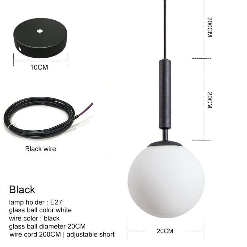 Florence Nordic Pendelleuchte Schwarz