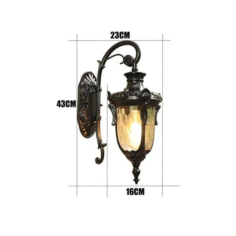Celeste Retro Outdoor wasserdichte Wandleuchte