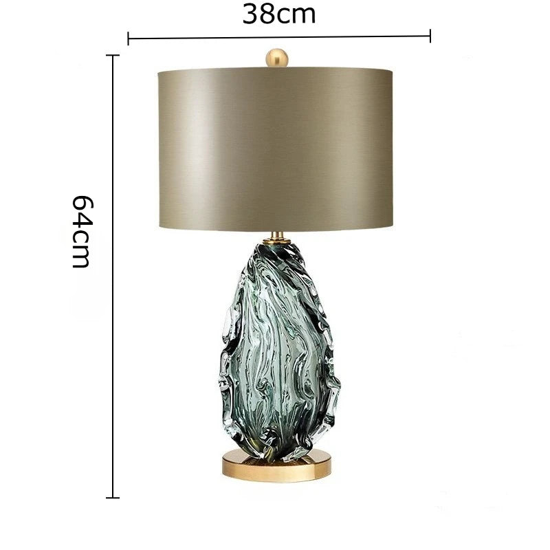 Celeste Crystal Glass Droplet Table Lamp