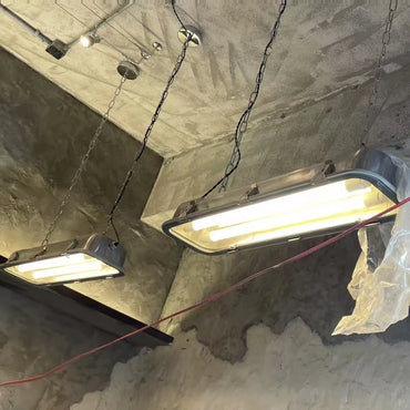Amélie Industrial Rectangular Pendant Chandelier