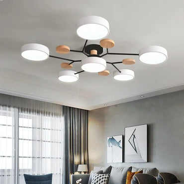 Anaïs moderne dreifarbige LED-Deckenleuchte