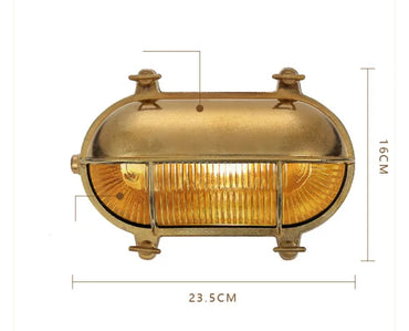 Adélaïde Outdoor-Glaswandleuchte IP44 Vintage