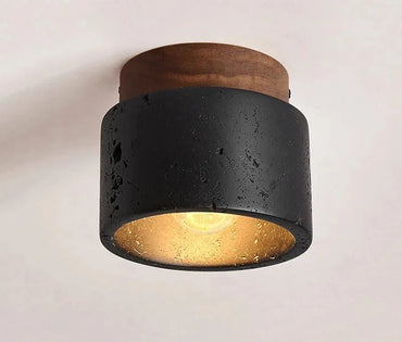 Sophie Nordische Wabi Sabi Stein Deckenleuchte Flur Schlafzimmer Licht