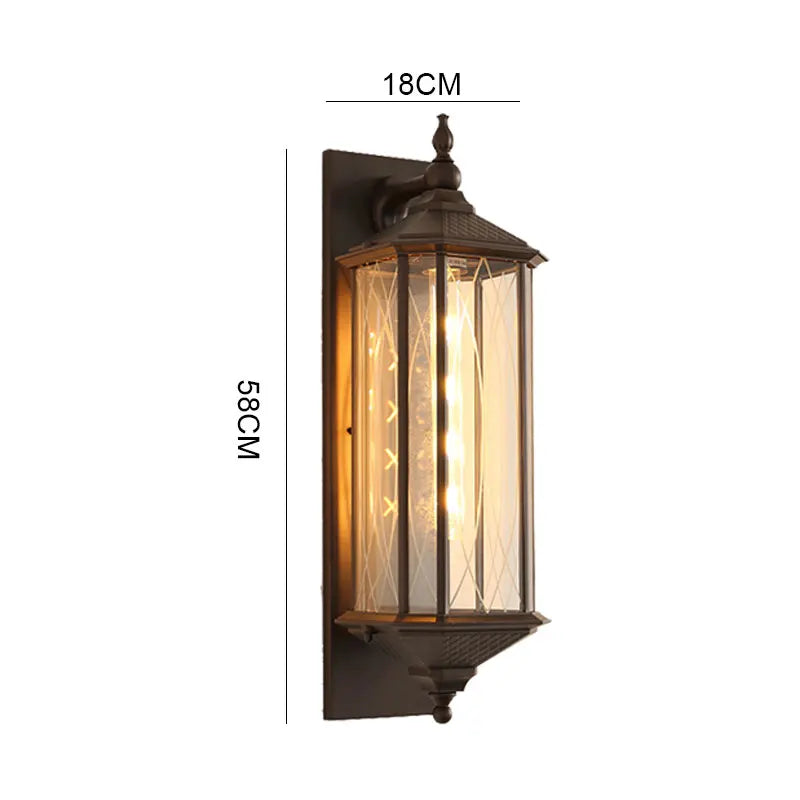 Amandine Outdoor Waterproof Wall Lamp Retro Garden Light
