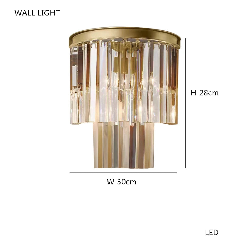 Élise italienische Luxus-Rund-Pendelleuchte Kristall-Deckenlampe
