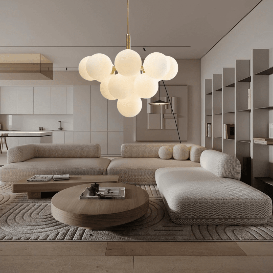 Margot Geometric Iron LED-Pendelleuchte