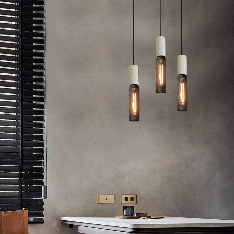 Amélie Industrial Cement Pendant Light