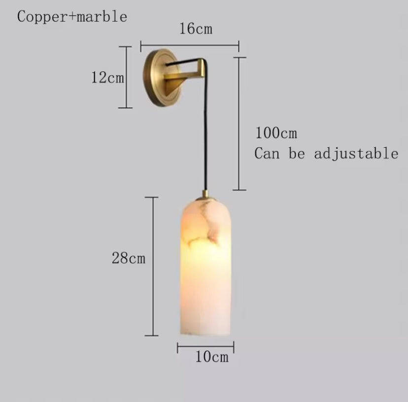 Vivienne Ethereal Marmor-Pendelleuchte