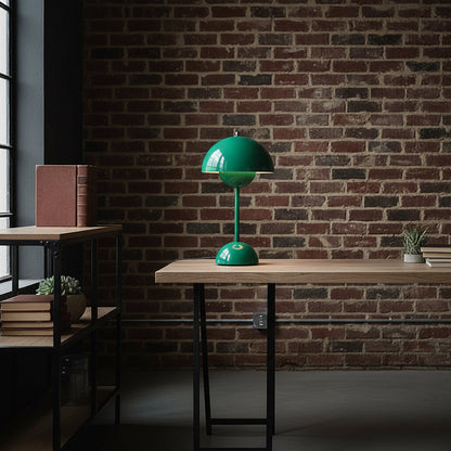 Élodie Wiederaufladbare LED-Tischleuchte mit Doppelkugeldesign