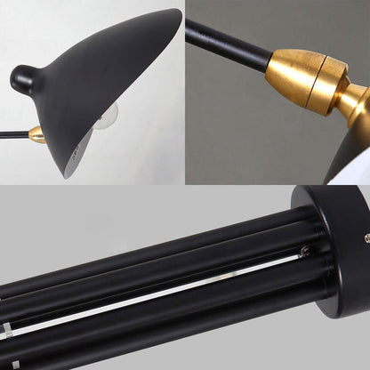 Élise Moderne Metall-Entenschnabel-Hängelampe 2/3/5 Lichter Schwarz