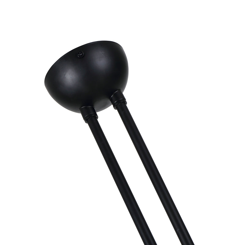 Élise Moderne Metall-Entenschnabel-Hängelampe 2/3/5 Lichter Schwarz