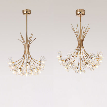 Lucie Crystal Bouquet Chandelier Modern 13/19 Lights