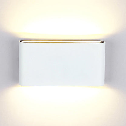 Isabelle Rechteckige Wandfluterlampe – LED-Aluminium, 11,4–17,8 cm