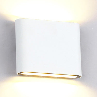 Isabelle Rechteckige Wandfluterlampe – LED-Aluminium, 11,4–17,8 cm
