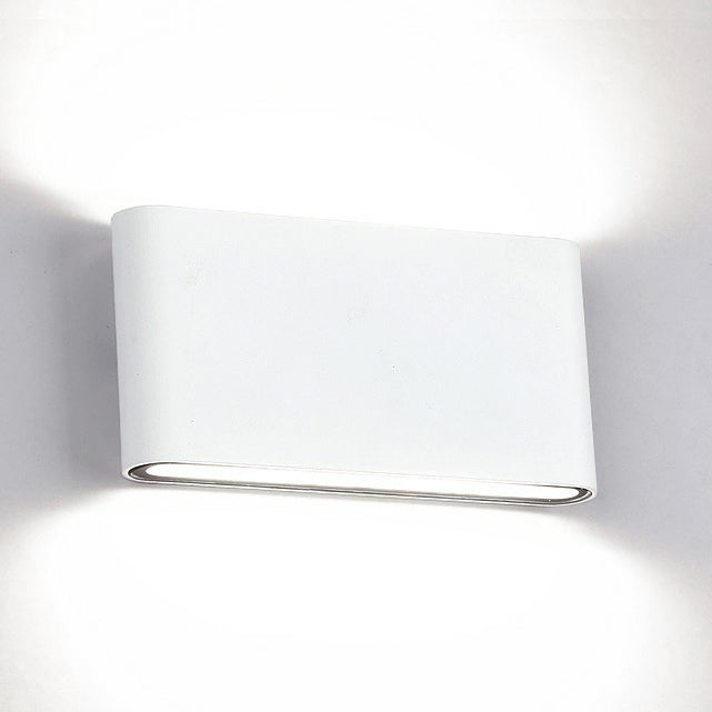 Isabelle Rechteckige Wandfluterlampe – LED-Aluminium, 11,4–17,8 cm