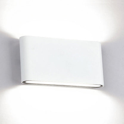 Isabelle Rechteckige Wandfluterlampe – LED-Aluminium, 11,4–17,8 cm
