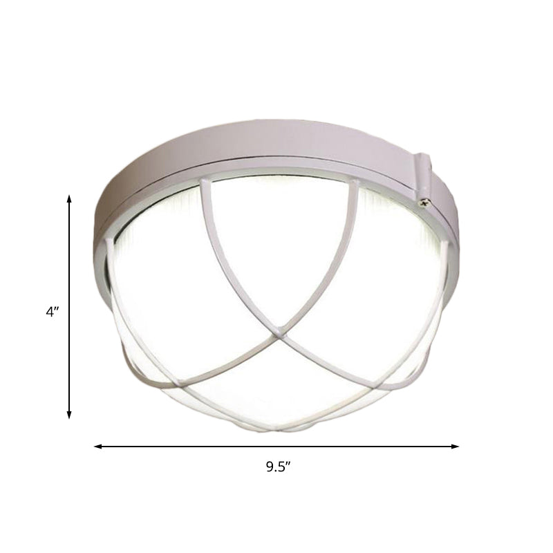 Isabelle Geometrische LED-Deckenleuchte aus Milchglas