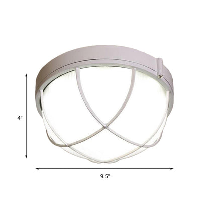 Isabelle Geometrische LED-Deckenleuchte aus Milchglas