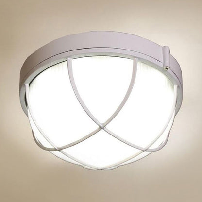 Isabelle Geometrische LED-Deckenleuchte aus Milchglas