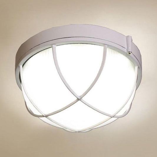 Isabelle Geometrische LED-Deckenleuchte aus Milchglas