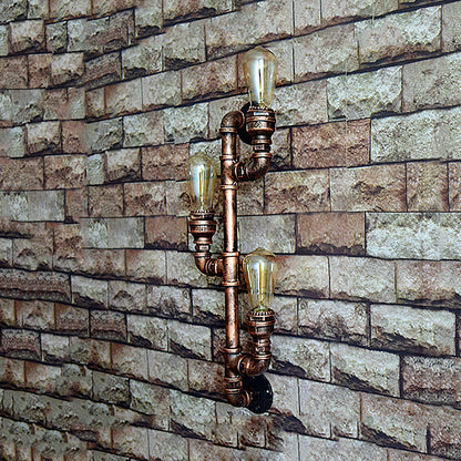 Ronan industrielle Wasserrohr Wandleuchte