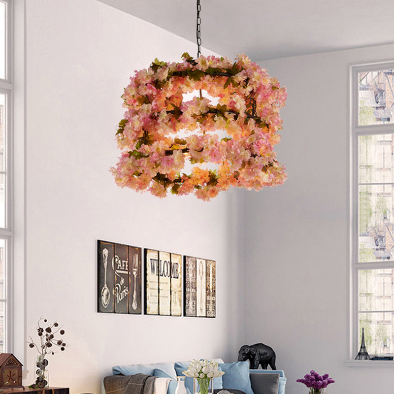 Céleste Cylinder Cage Pendant Chandelier Light