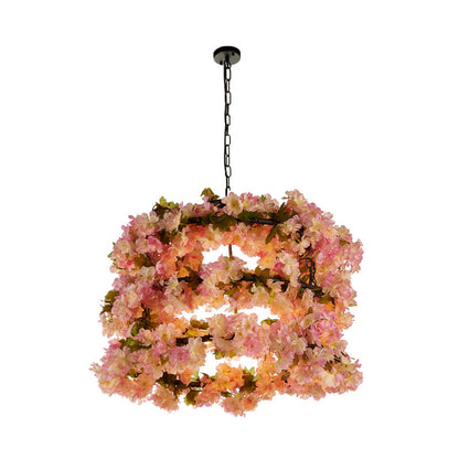 Céleste Cylinder Cage Pendant Chandelier Light