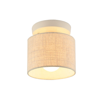 Manon Fabric Barrel Deckenleuchte halbbündig