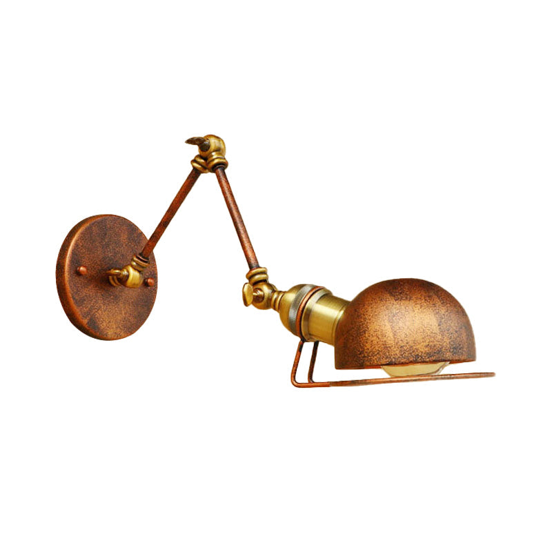 Hudson Vintage Industrie-Wandleuchte mit Schwenkarm