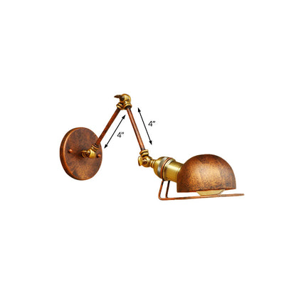 Hudson Vintage Industrie-Wandleuchte mit Schwenkarm