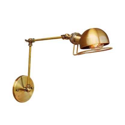 Hudson Vintage Industrie-Wandleuchte mit Schwenkarm