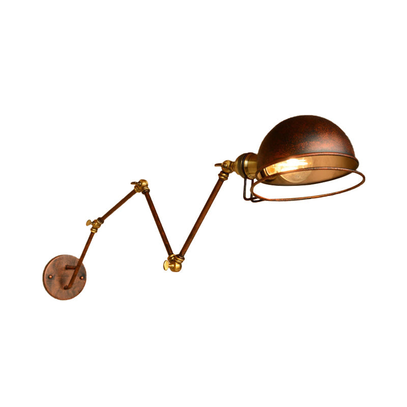 Hudson Vintage Industrie-Wandleuchte mit Schwenkarm