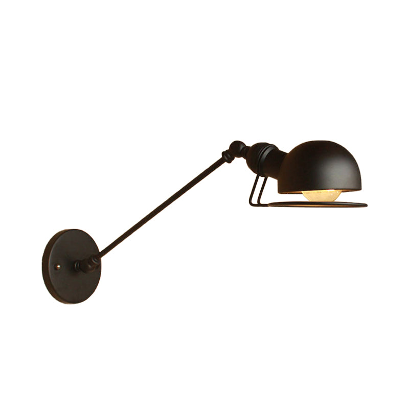Hudson Vintage Industrie-Wandleuchte mit Schwenkarm