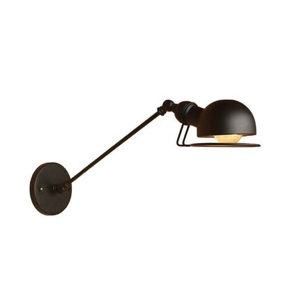 Hudson Vintage Industrie-Wandleuchte mit Schwenkarm