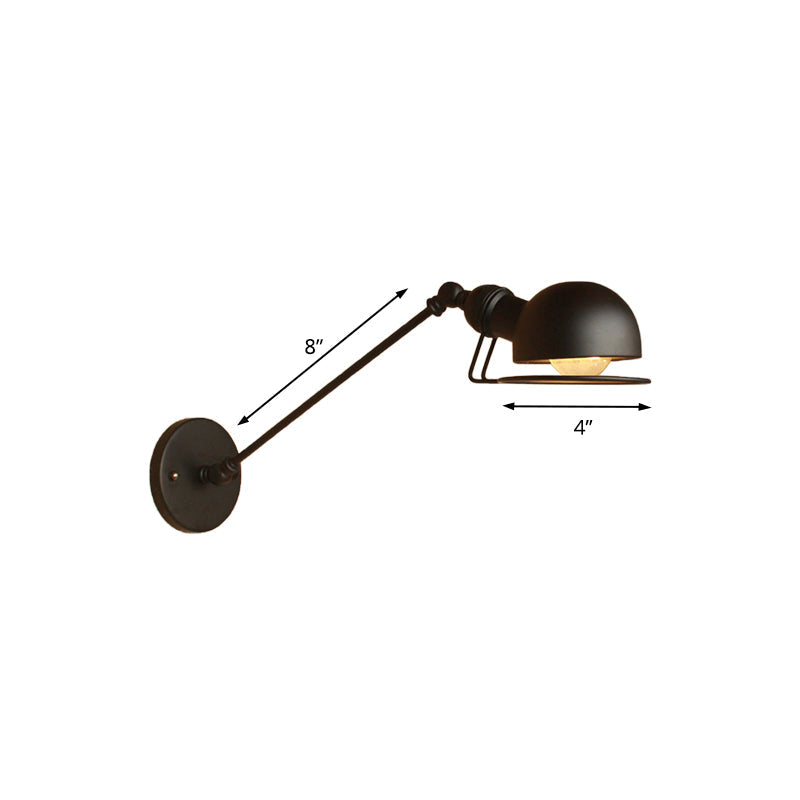 Hudson Vintage Industrie-Wandleuchte mit Schwenkarm