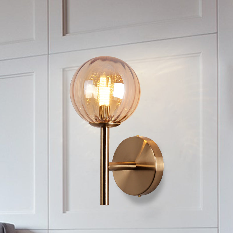 Élodie Colored Glass Round Wall Light Sconce