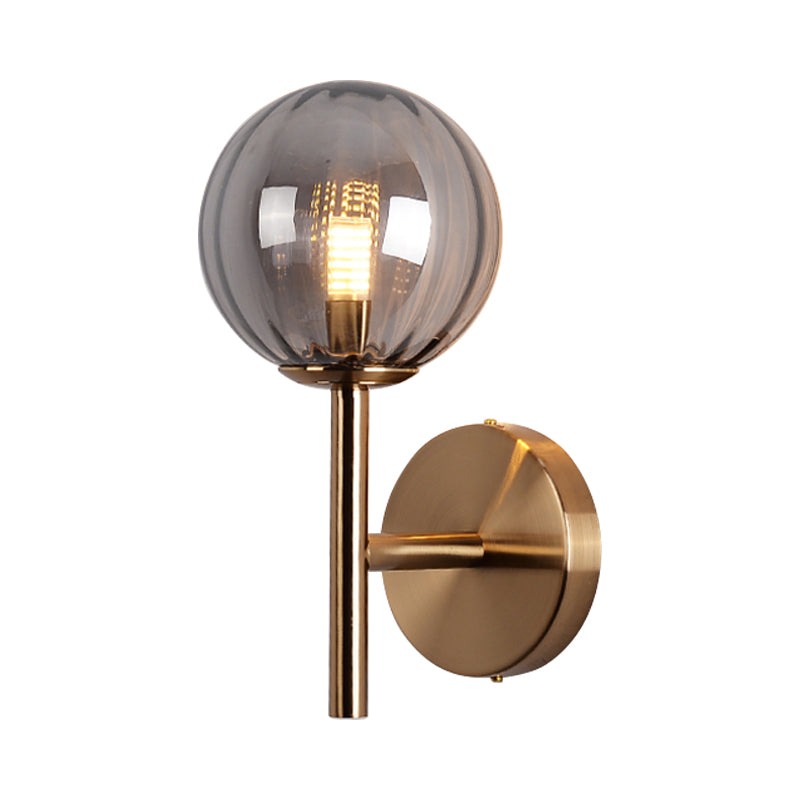 Élodie Colored Glass Round Wall Light Sconce