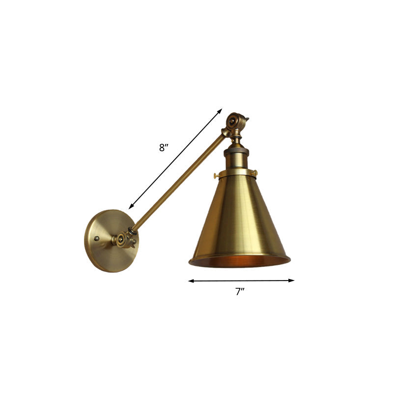 Celeste Vintage Tapered Wall Sconce