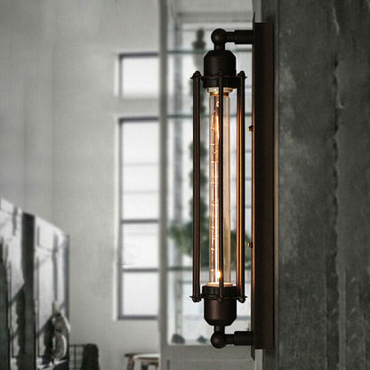 Luca Linear Wandleuchte mit Drahtgestell
