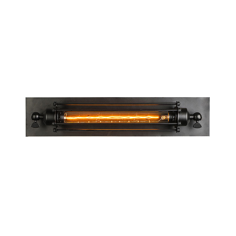 Luca Linear Wandleuchte mit Drahtgestell