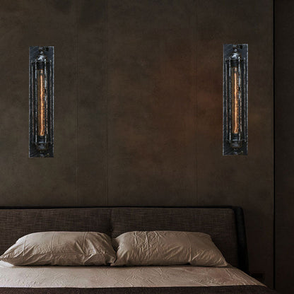 Luca Linear Wandleuchte mit Drahtgestell