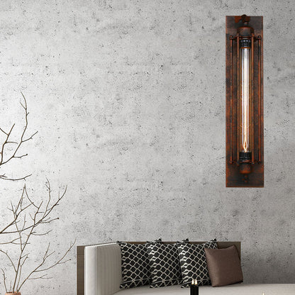 Luca Linear Wandleuchte mit Drahtgestell