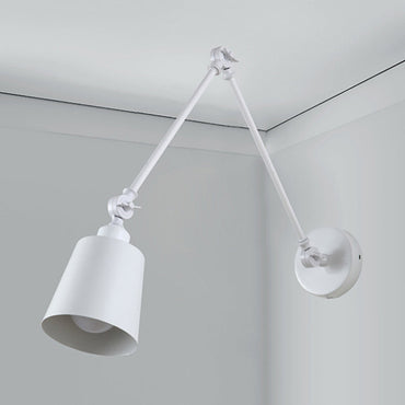 Léonie 2-Gelenk-Schwenkarm-Wandleseleuchte – nordische verstellbare Wandlampe